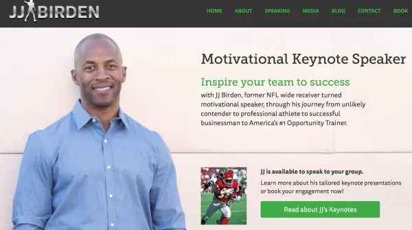 JJ Birden Launches New Website!