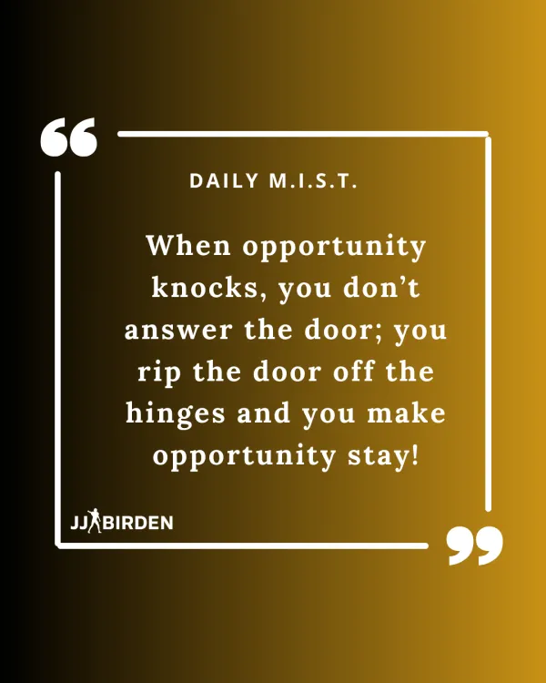 Go Create Your Opportunity!