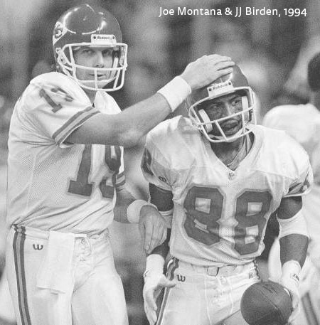 jj birden and joe montana